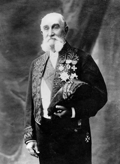 Portrait of Alfred Grandidier by Eugene Pirou